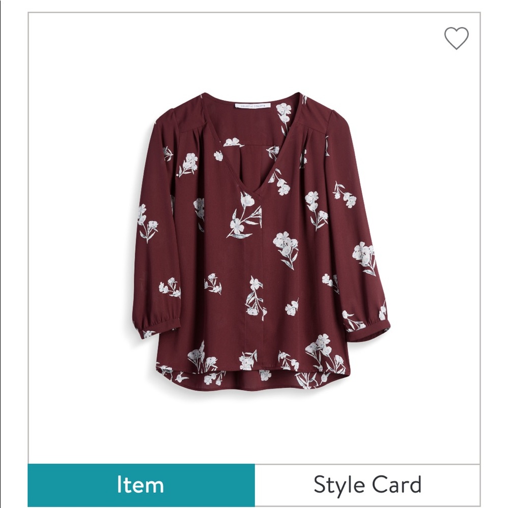 NWT Collective Concepts Judit V Neck Blouse